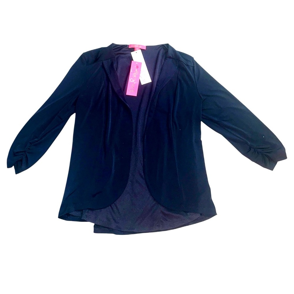 Lilly Pulitzer Tatum Cardigan 3/4 Sleeve True Navy Size S
